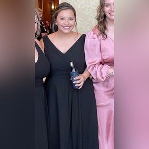 Black Azazie Bridesmaid Dress